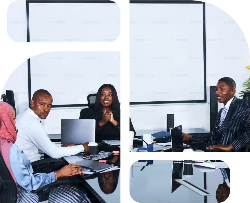 people working in office